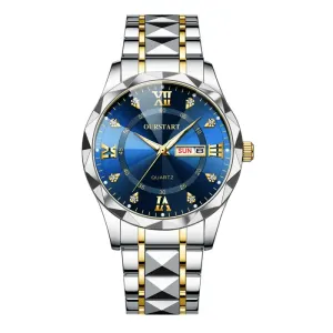 ⌚ Men’s Luminous Waterproof Quartz Watch – Timeless Elegance Meets Rugged Durability! ⌚