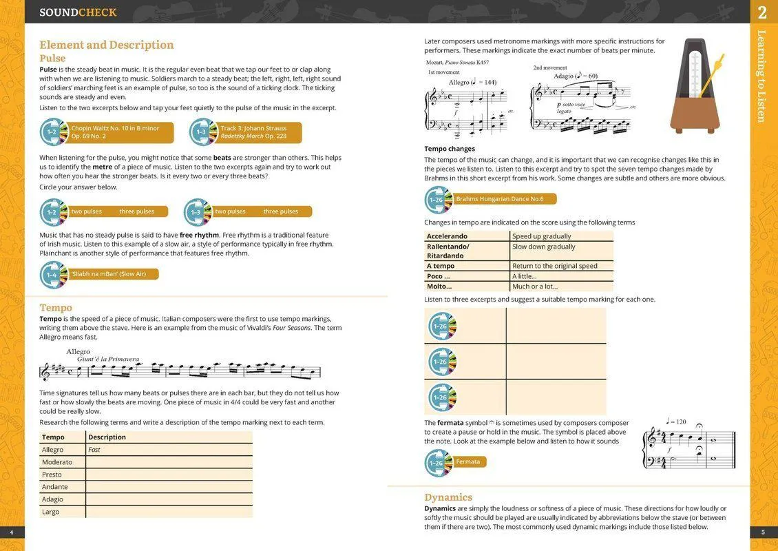 ■ Sound Check! Course A - Leaving Cert Music - 1st / Old Edition (2021)