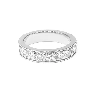 0.80 ct. Round Diamond Pave - Channel Wedding Band