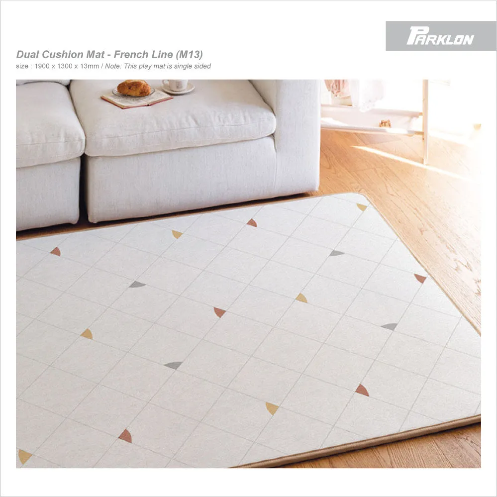 [1 Yr Local Warranty] Parklon  Dual Cushion French Line (M13) Size: 1900 x 1300 x 13mm