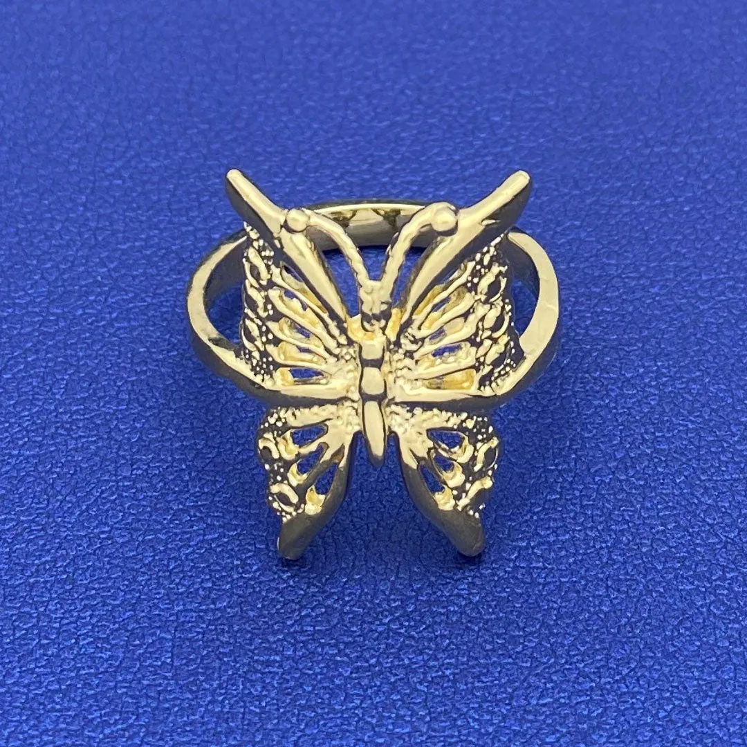10k Butterfly Ring L