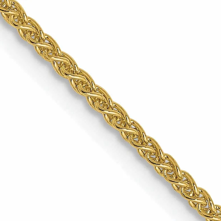 10k Yellow Gold 1.2mm Wheat Chain