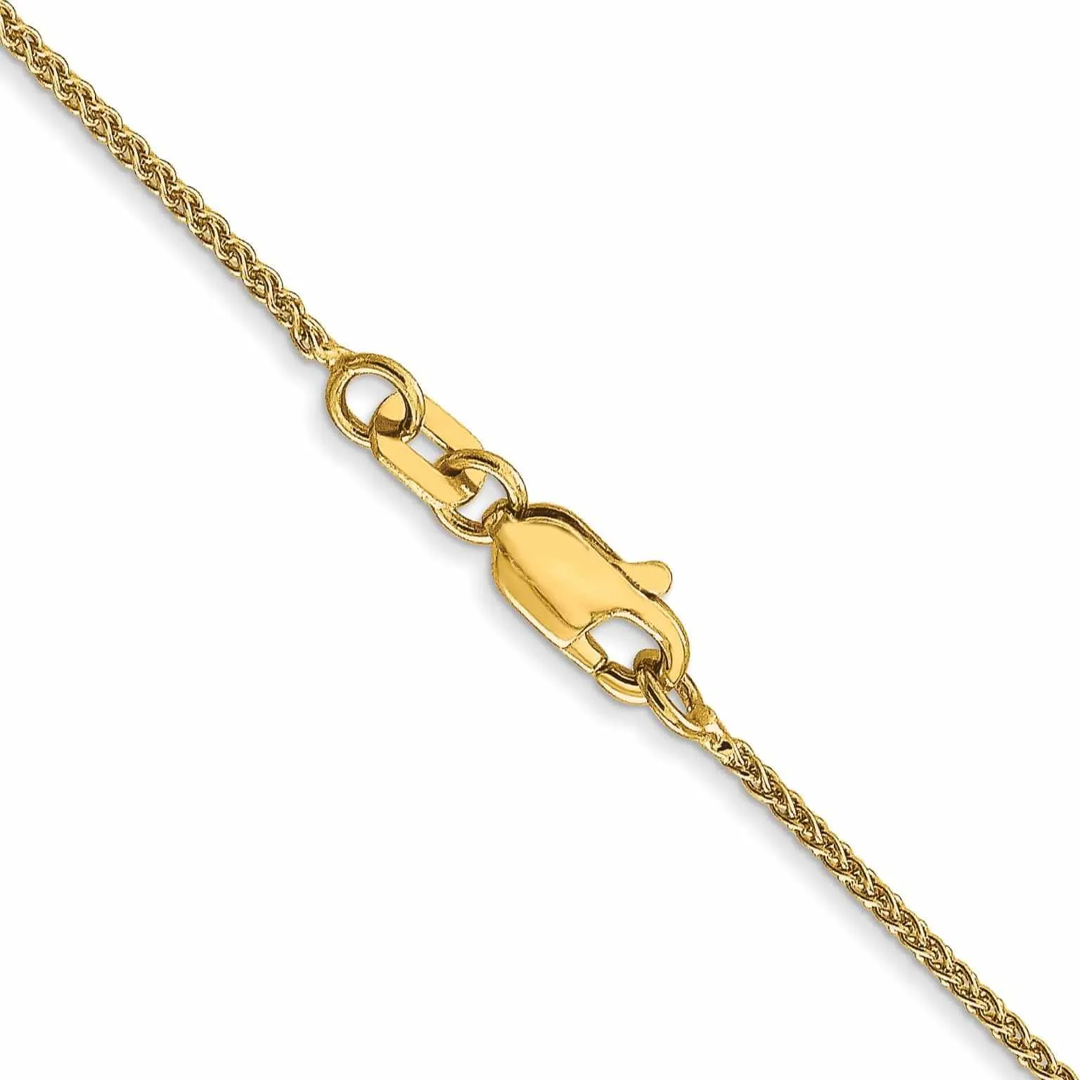 10k Yellow Gold 1mm Wheat Chain