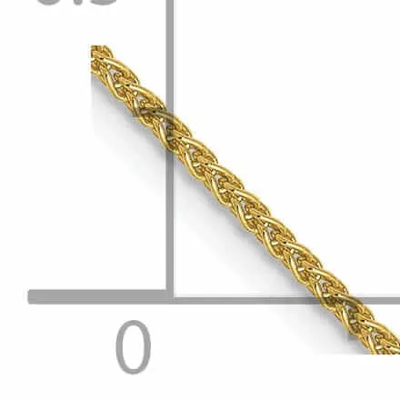 10k Yellow Gold 1mm Wheat Chain