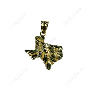 10KT GOLD TEXAS PENDANT