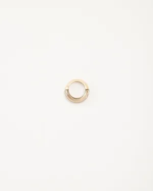 1/2   1/2 Smokey Quartz Ring in Brown Gold