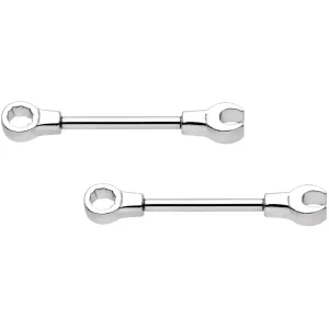 14 Gauge 13mm Combo Wrench Barbell Nipple Ring Set