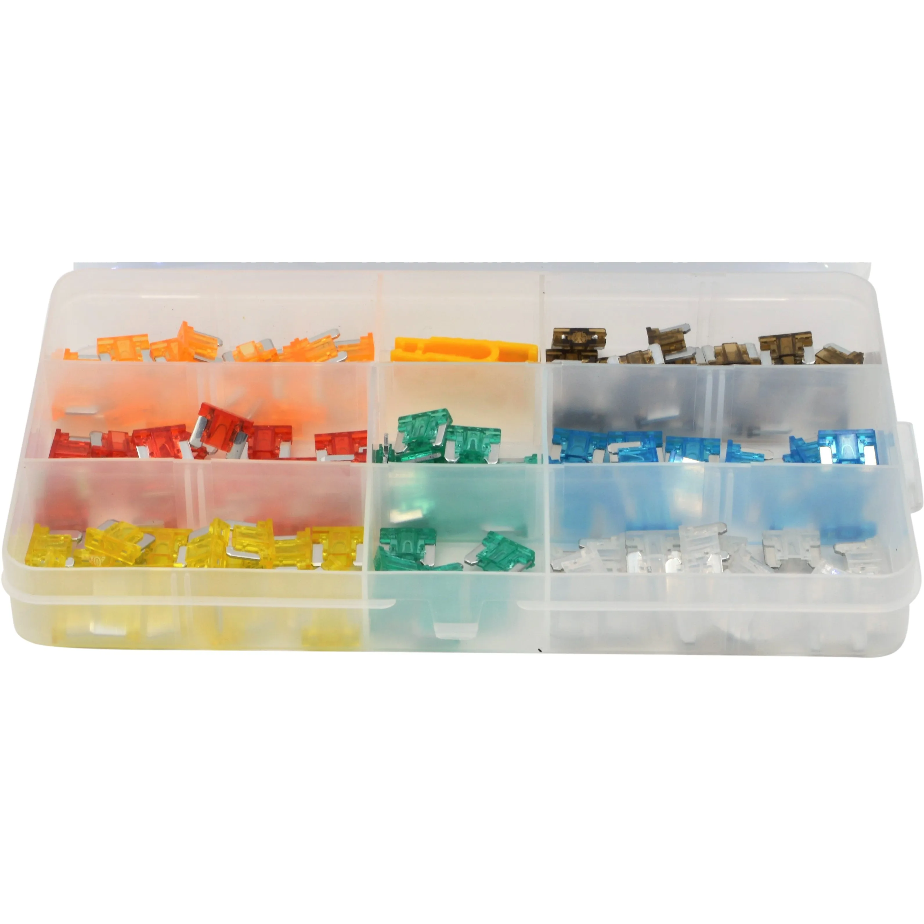 140pc Mini Micro Low Profile Car Auto Fuse Grab Kit Assortment