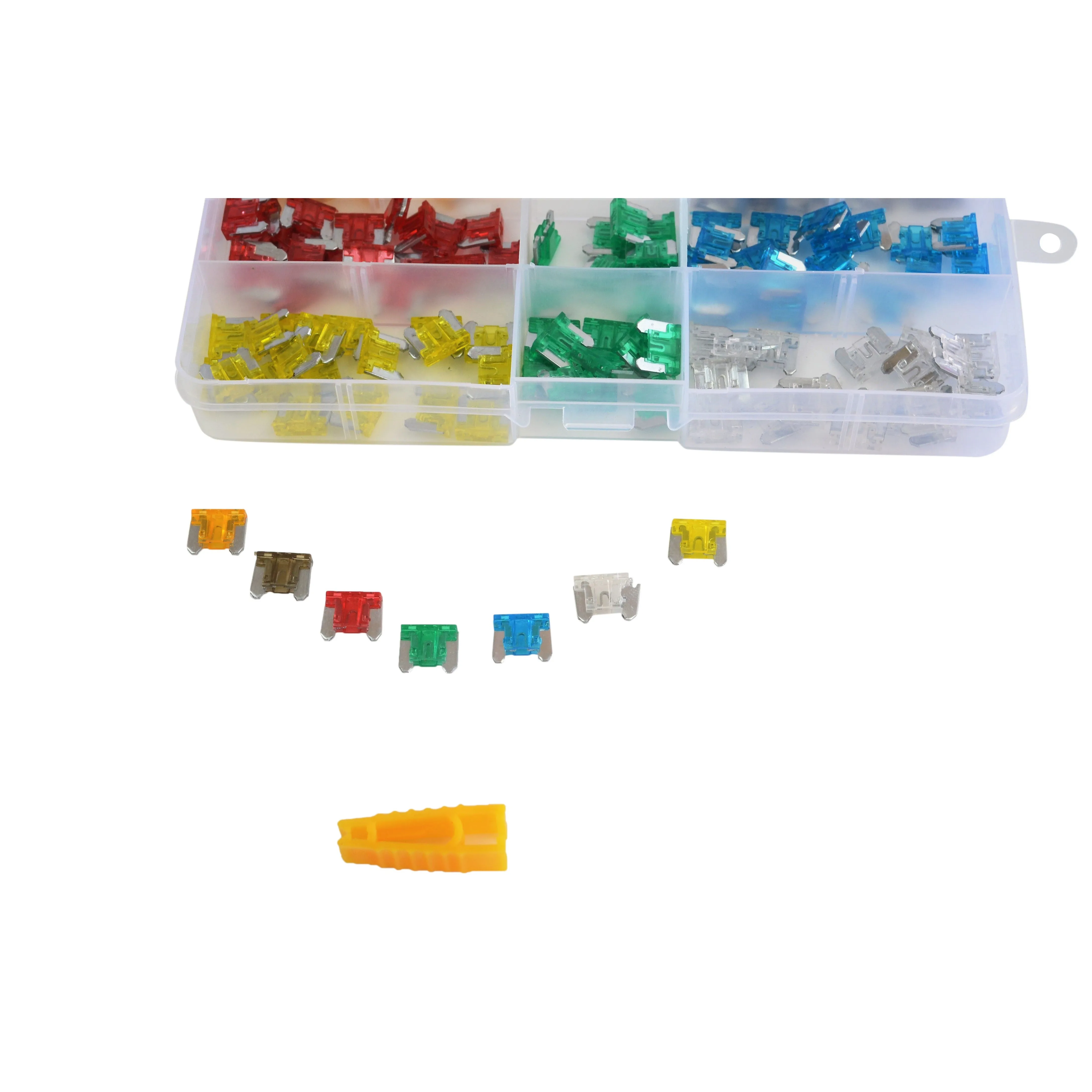 140pc Mini Micro Low Profile Car Auto Fuse Grab Kit Assortment