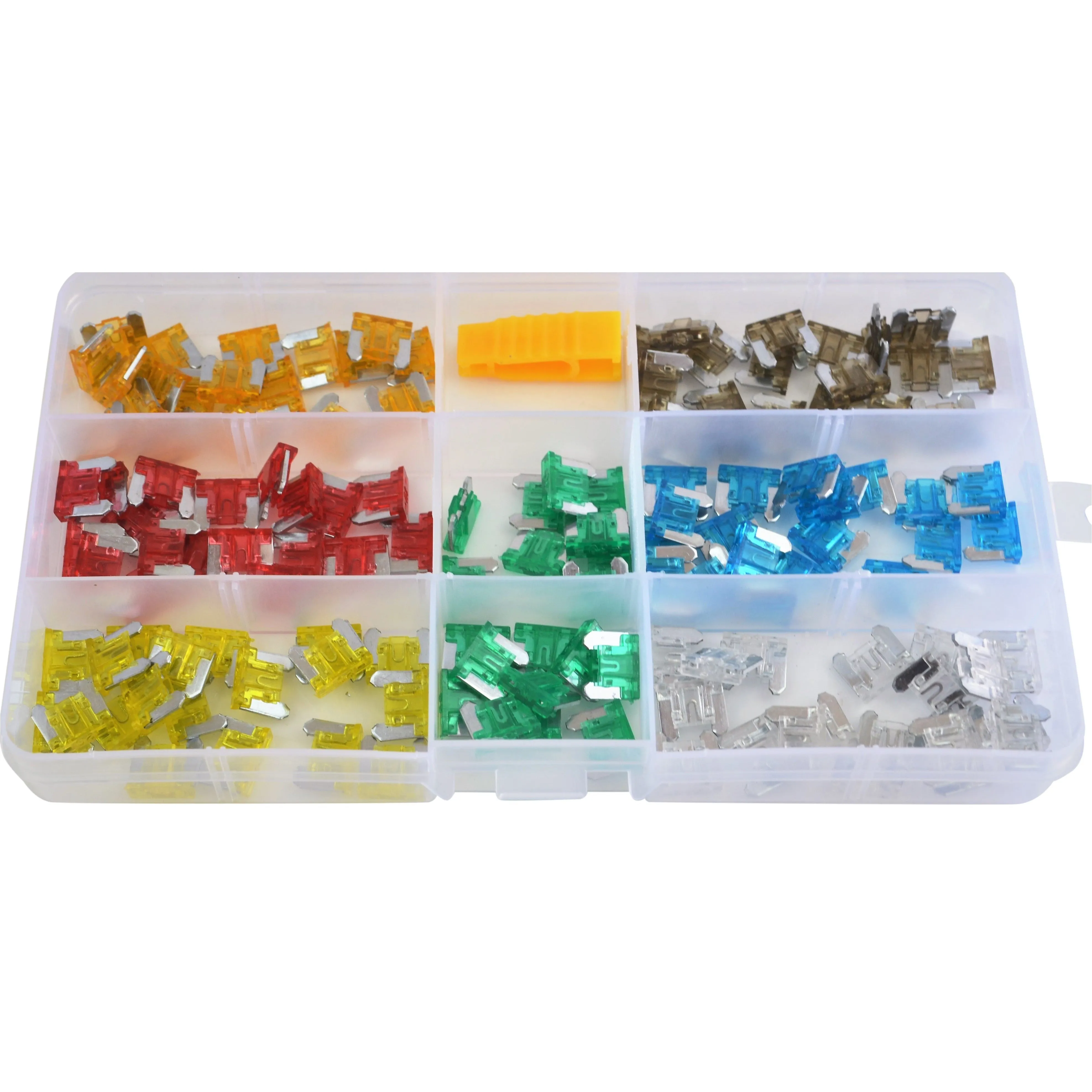 140pc Mini Micro Low Profile Car Auto Fuse Grab Kit Assortment