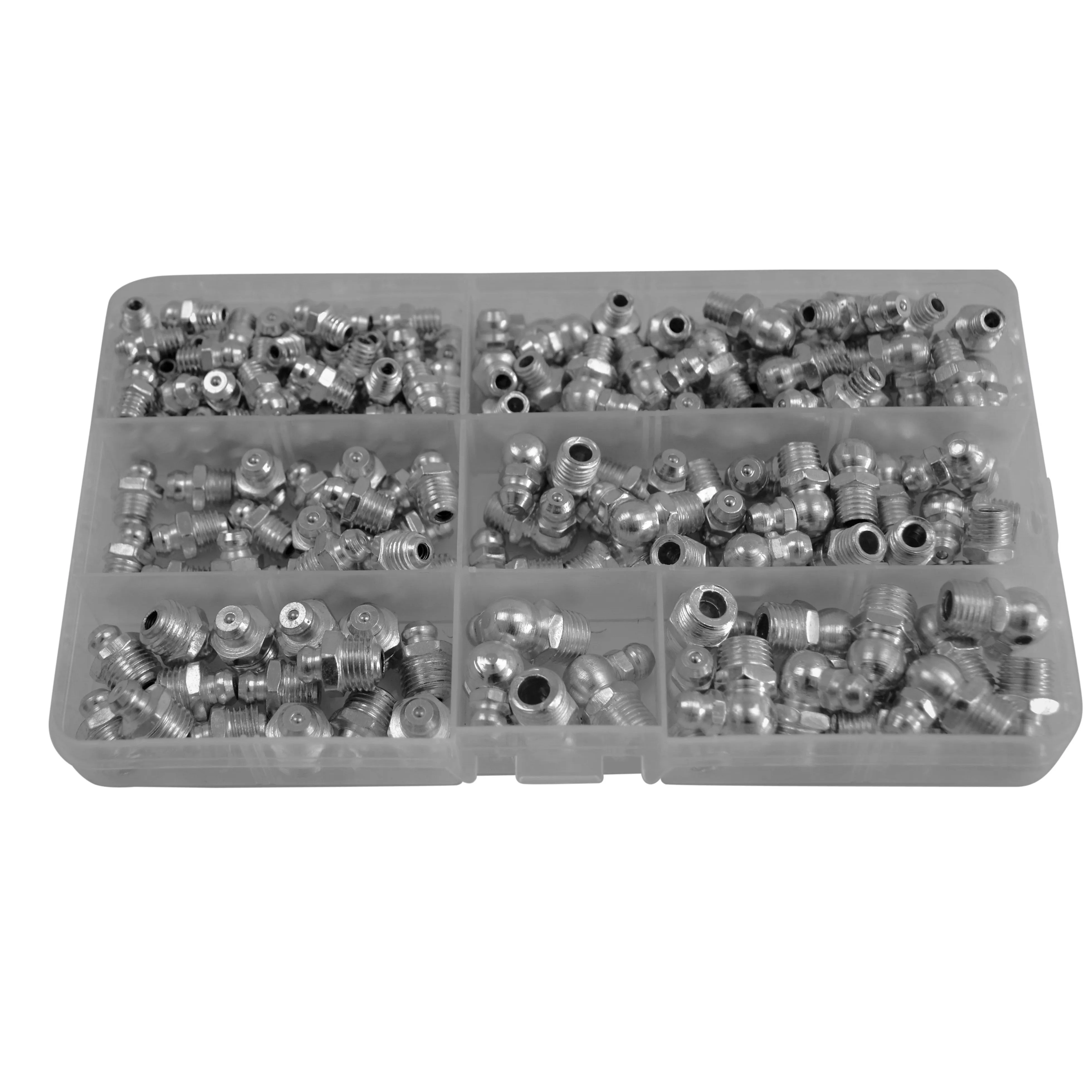 145pc Metric Grease Nipples Steel Grab Kit