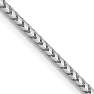 14K White Gold 1.5 mm Franco Chain