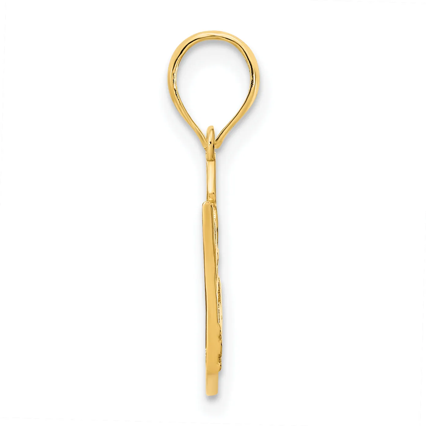 14k Yellow Gold 15 Crown Design Pendant