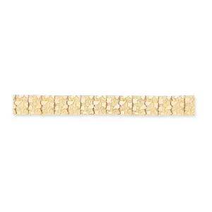 14k Yellow Gold 15MM Nugget Bracelet