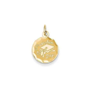 14k Yellow Gold Graduation Cap Charm