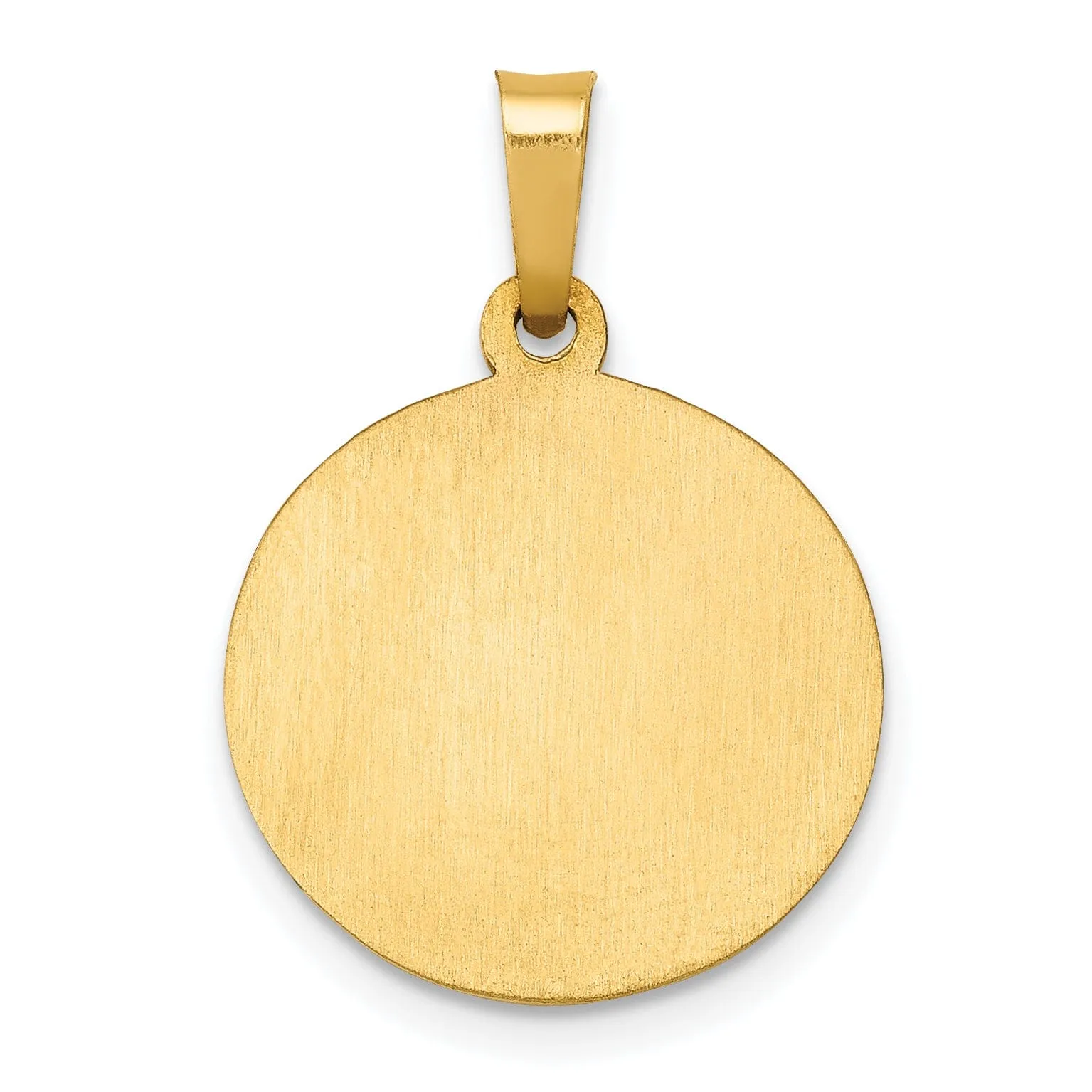 14k Yellow Gold Saint Joseph Medal Pendant