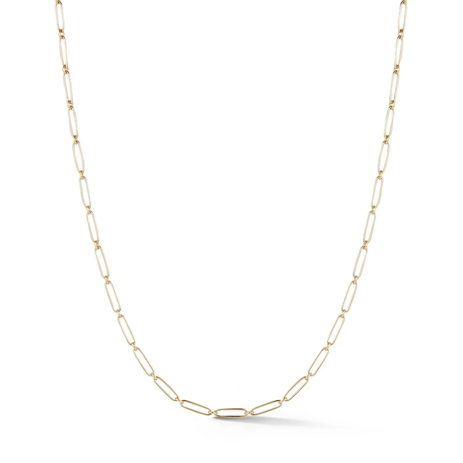 14KY Alternating Elongated Link Grover Chain