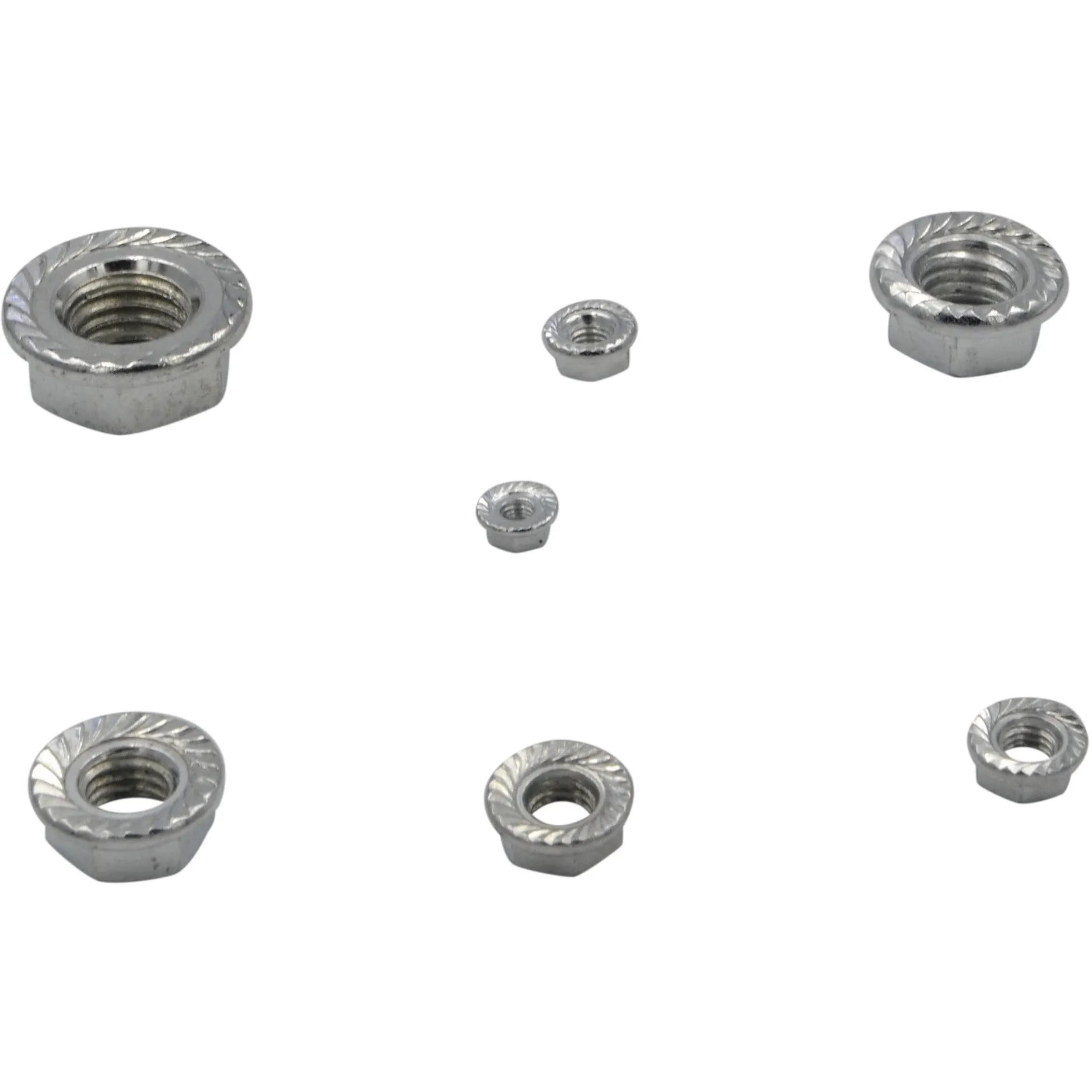 150pc Steel Metric Flange Nuts Grab Kit Assortment