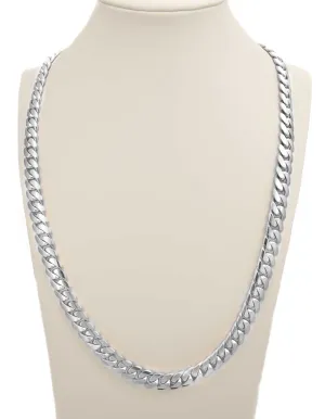 16 MM White Gold Cuban Link Chain (10K Gold)