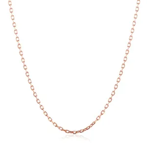 18k Rose Gold Chain Necklace