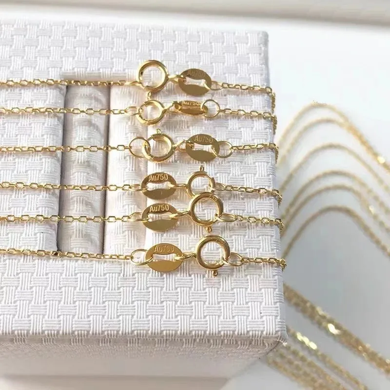18k Rose Gold Chain Necklace