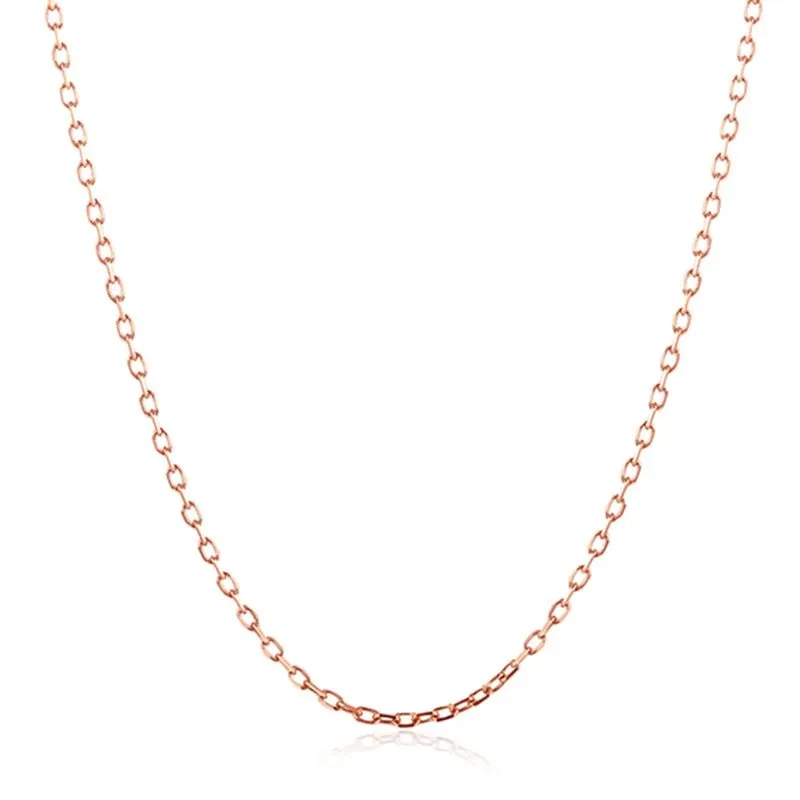 18k Rose Gold Chain Necklace