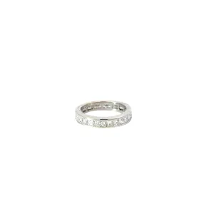 18k white gold 2.00CT F VS2 Princess Cut diamond princess cut eternity ring