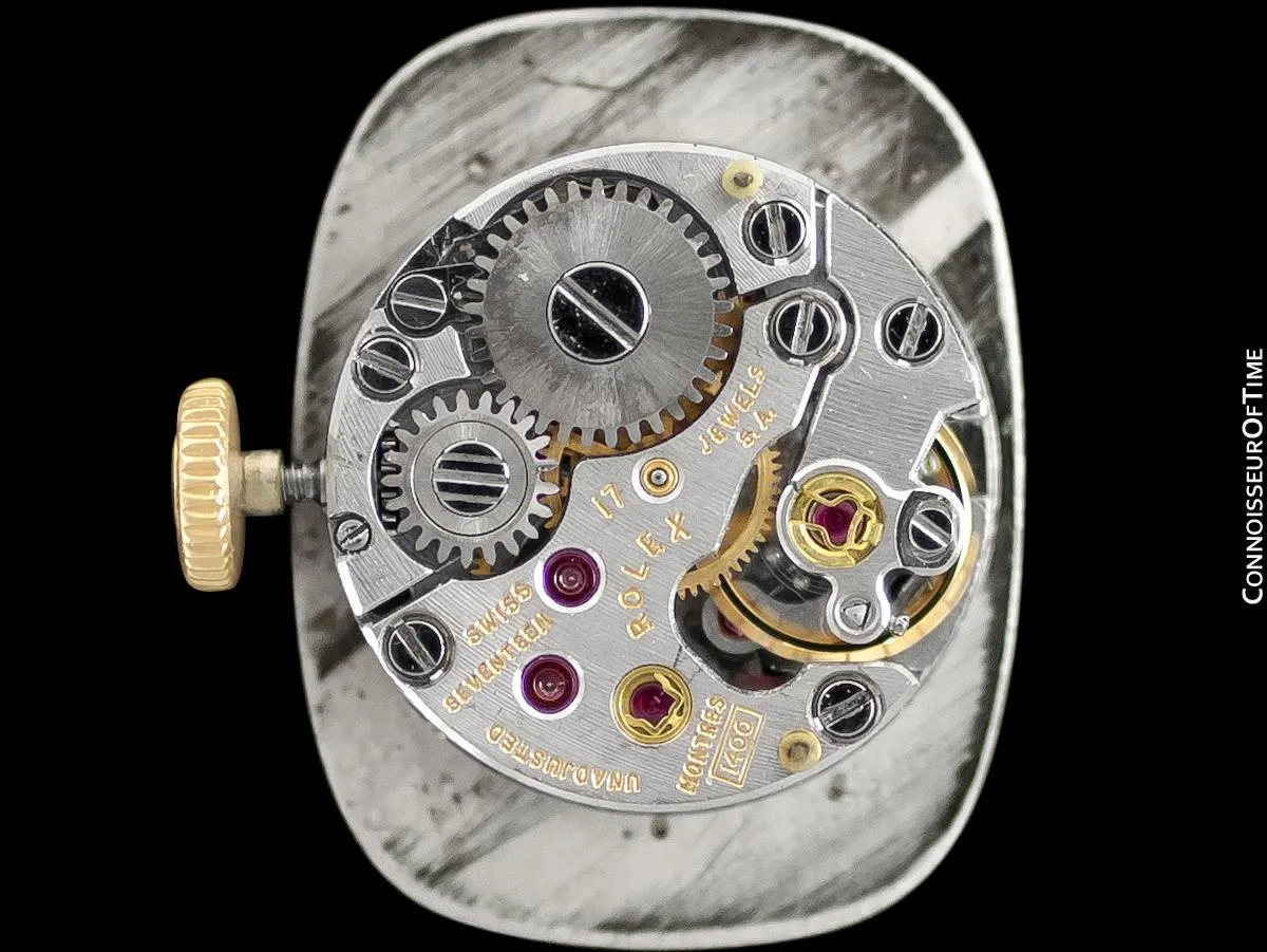 1970's Rolex Vintage Ladies Dress Watch - 14K Gold & Diamonds