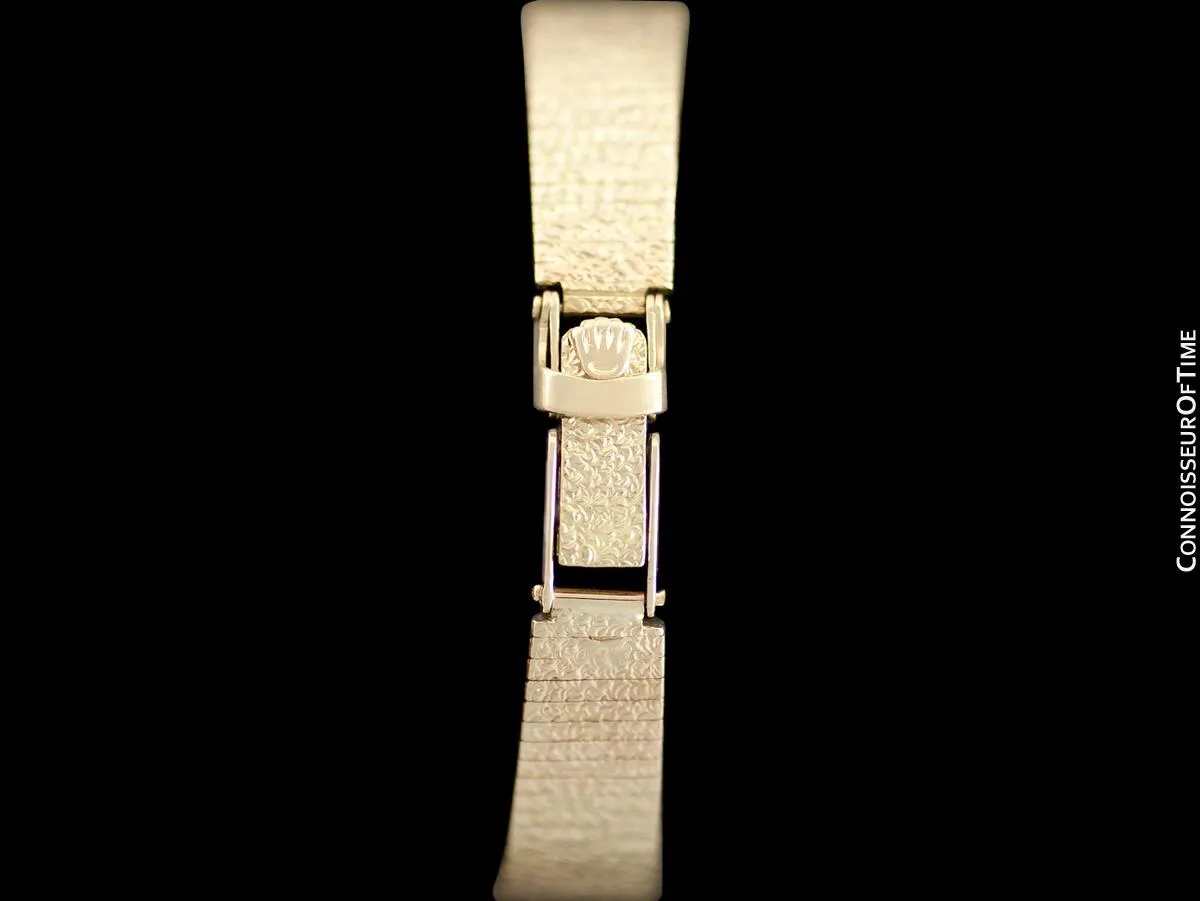 1970's Rolex Vintage Ladies Dress Watch - 14K Gold & Diamonds
