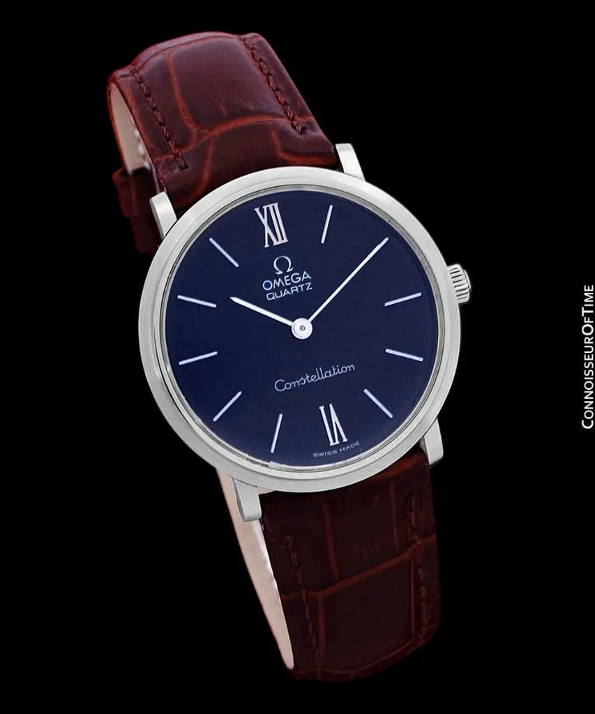 1976 Omega Constellation Mens Vintage Quartz Watch - Stainless Steel
