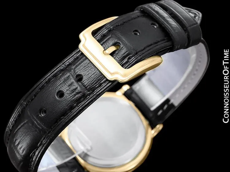 1979 Omega Constellation Mens Vintage Quartz Accuset Watch - 18K Gold Plated & Stainless Steel