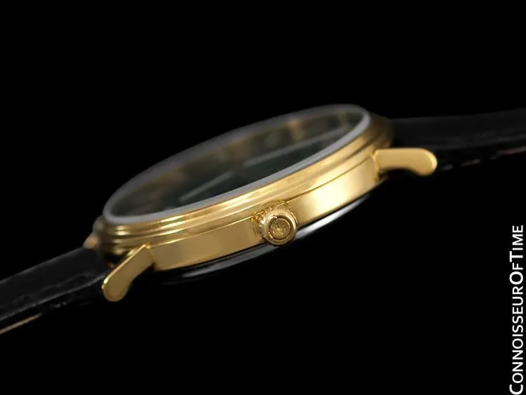 1979 Omega Constellation Mens Vintage Quartz Watch - 18K Gold Plated & Stainless Steel