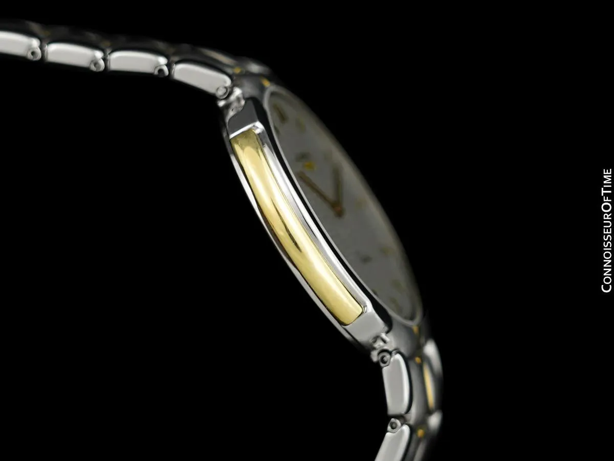 1989 Longines Flagship Mens Classic Bracelet Stainless Steel & 18K Gold Watch - Papers