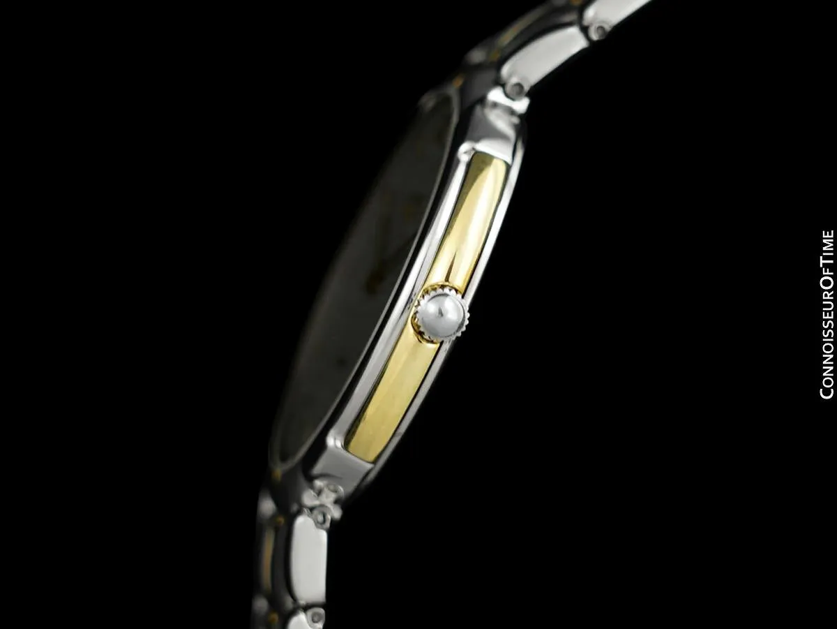 1989 Longines Flagship Mens Classic Bracelet Stainless Steel & 18K Gold Watch - Papers