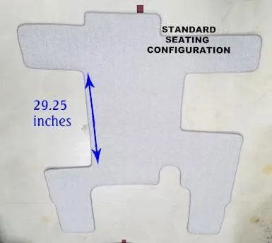 1998-2001 Sea Ray 215 Express Cruiser Snap in Boat Carpet