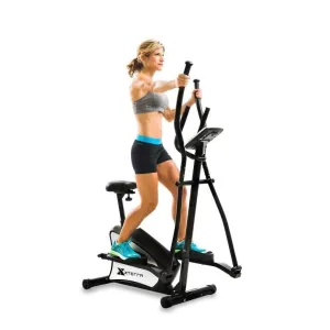 2-in-1 Hybrid Elliptical Upright Bike for Full Body Workout