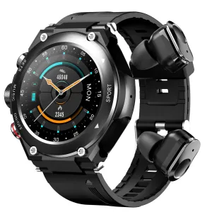 2 in 1 TWS Wireless Headphone Local Music Call Men Women Smart Watch