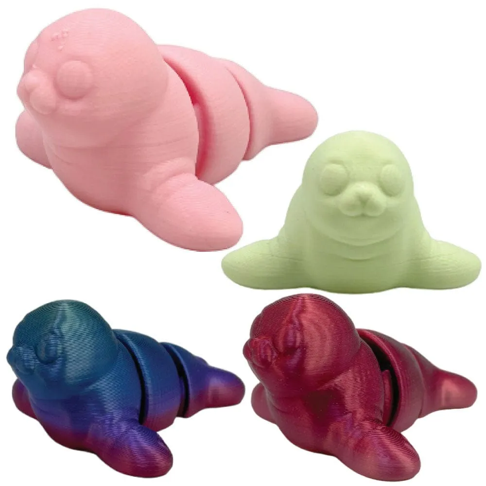 2 PACK: 3D PRINT ARTICULATED SEA CREATURE FIDGET TOY