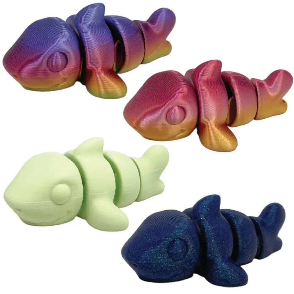 2 PACK: 3D PRINT ARTICULATED SEA CREATURE FIDGET TOY