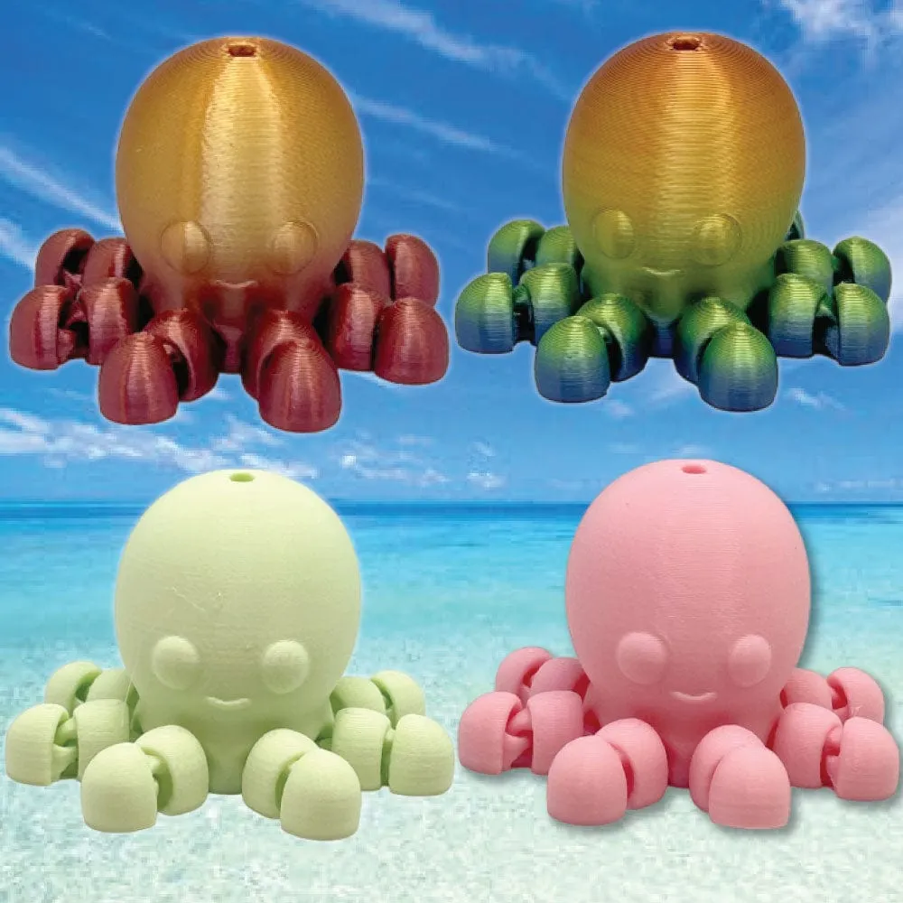 2 PACK: 3D PRINT ARTICULATED SEA CREATURE FIDGET TOY