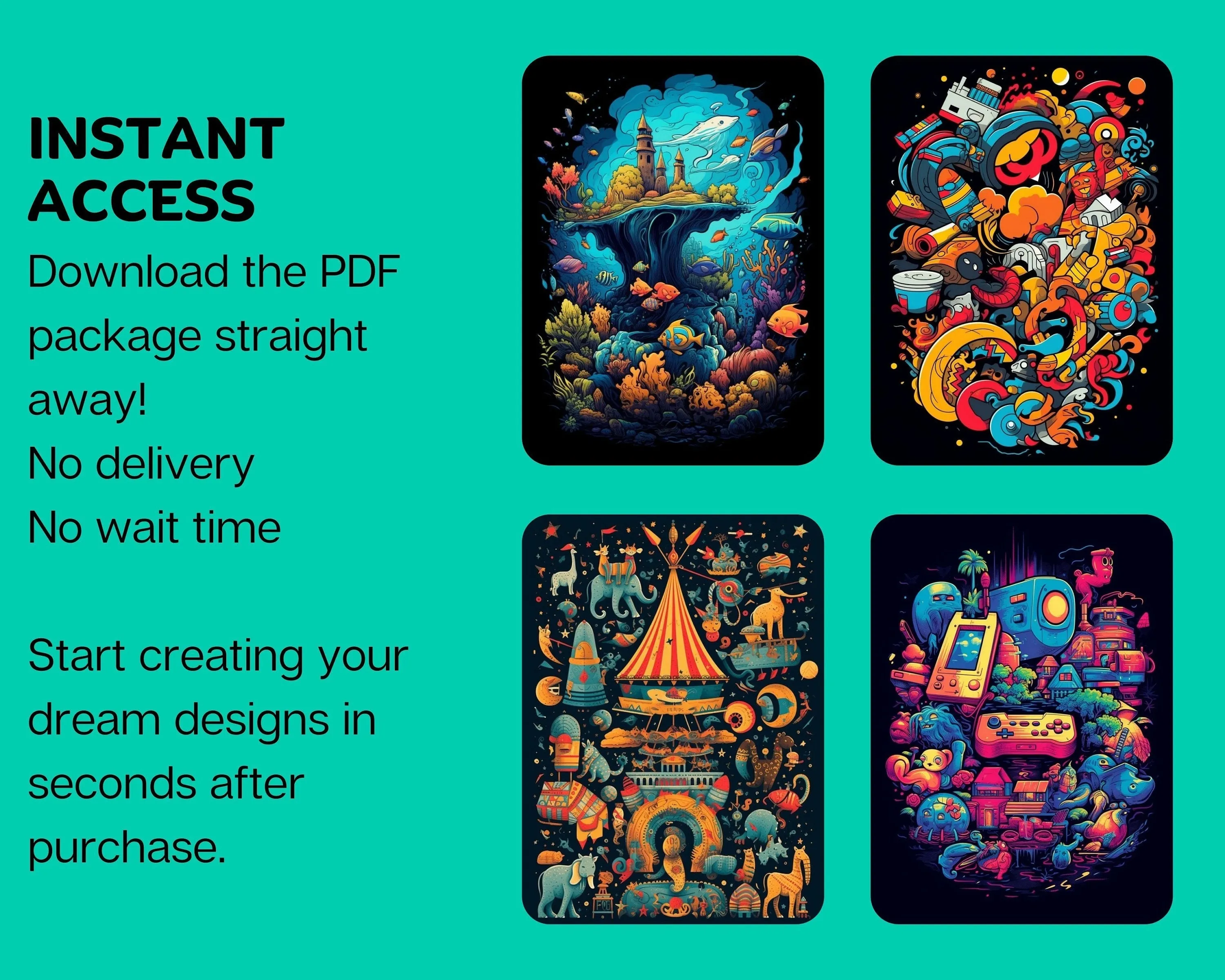 200 Midjourney Prompts AI For T-Shirt Designs
