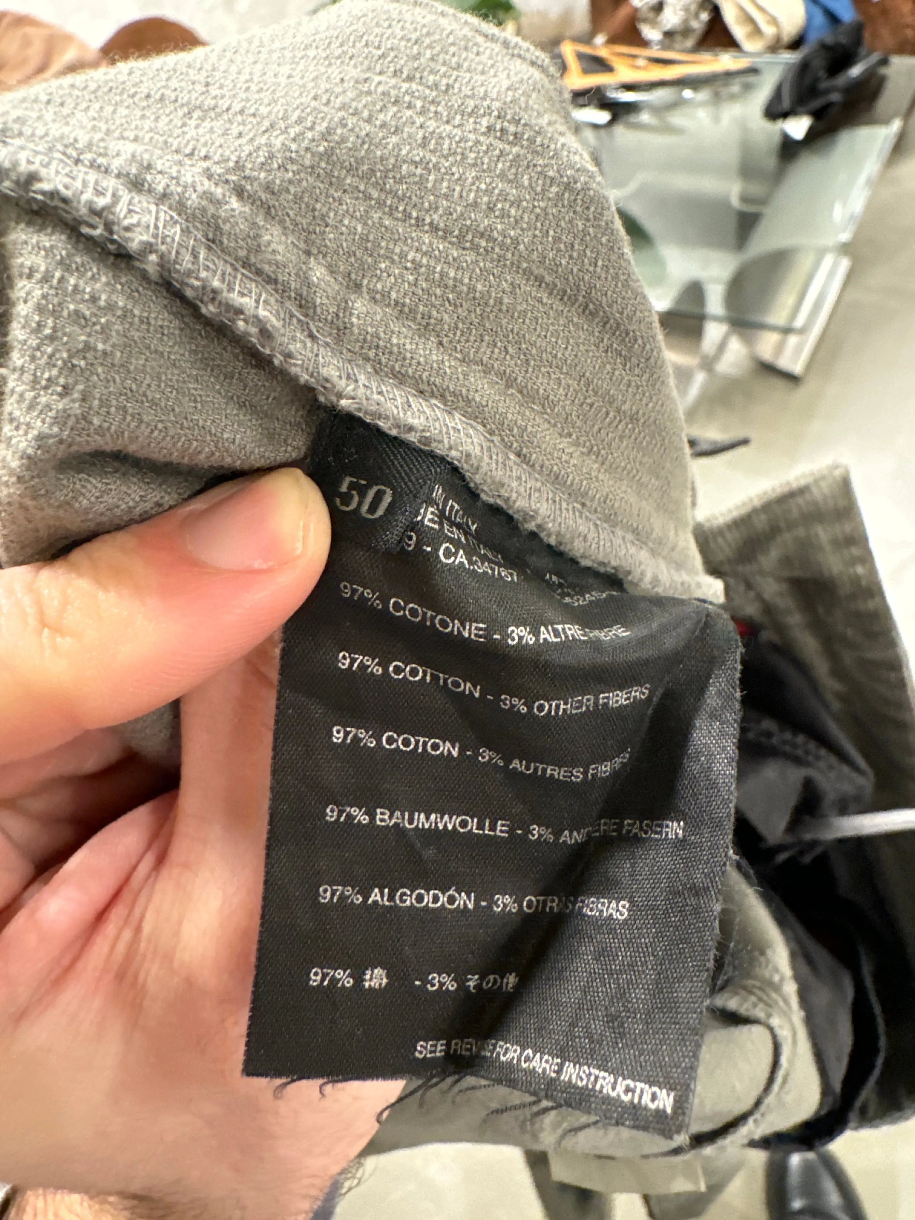 2000s Prada double waisted hybrid corduroy pants