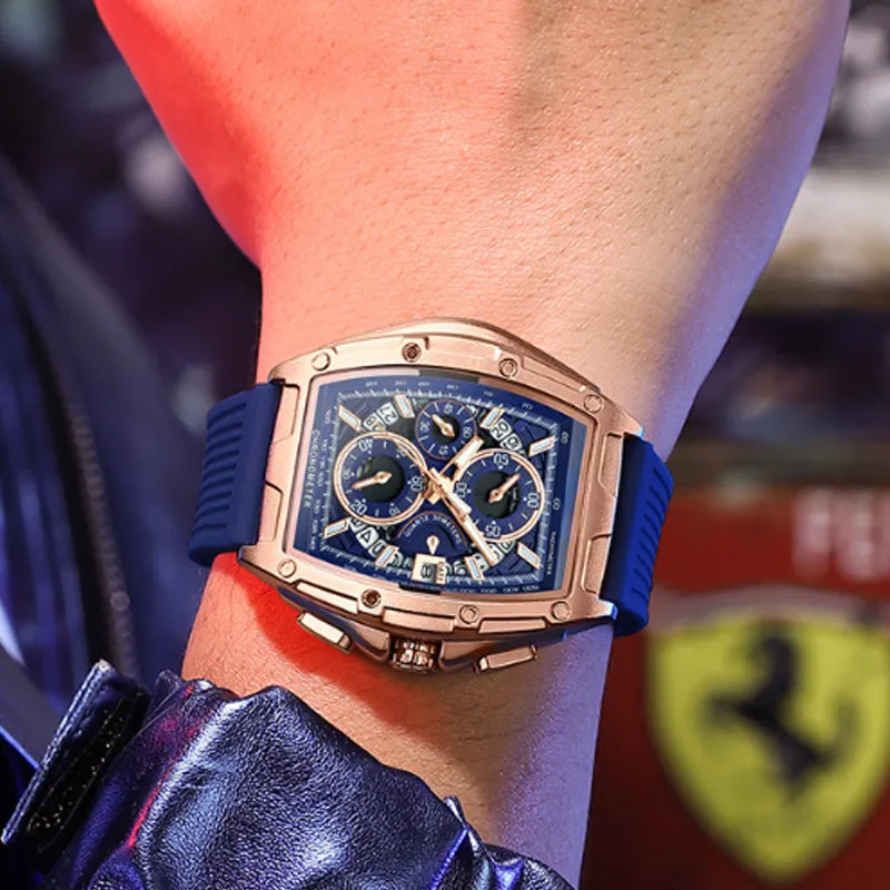🔥2025 Hot Sale⌚️ Men’s Stylish Silicone Belt Quartz Watch