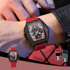 🔥2025 Hot Sale⌚️ Men’s Stylish Silicone Belt Quartz Watch