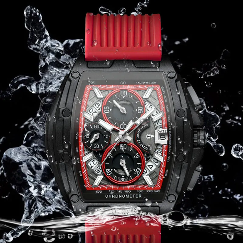 🔥2025 Hot Sale⌚️ Men’s Stylish Silicone Belt Quartz Watch