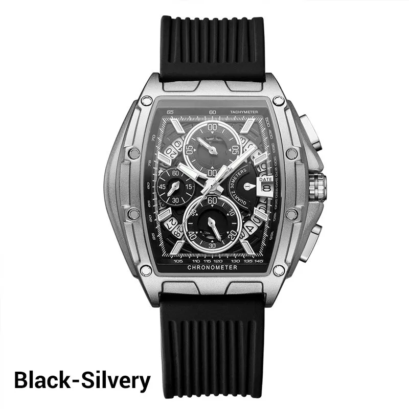 🔥2025 Hot Sale⌚️ Men’s Stylish Silicone Belt Quartz Watch