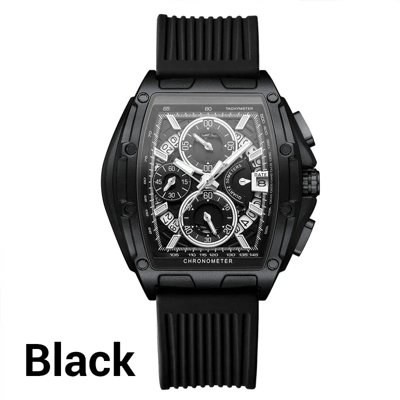 🔥2025 Hot Sale⌚️ Men’s Stylish Silicone Belt Quartz Watch