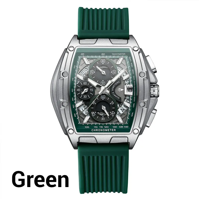 🔥2025 Hot Sale⌚️ Men’s Stylish Silicone Belt Quartz Watch