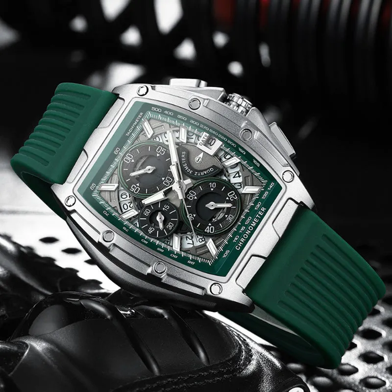 🔥2025 Hot Sale⌚️ Men’s Stylish Silicone Belt Quartz Watch