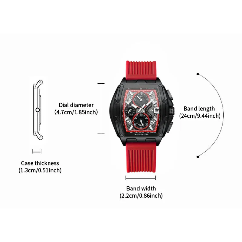 🔥2025 Hot Sale⌚️ Men’s Stylish Silicone Belt Quartz Watch